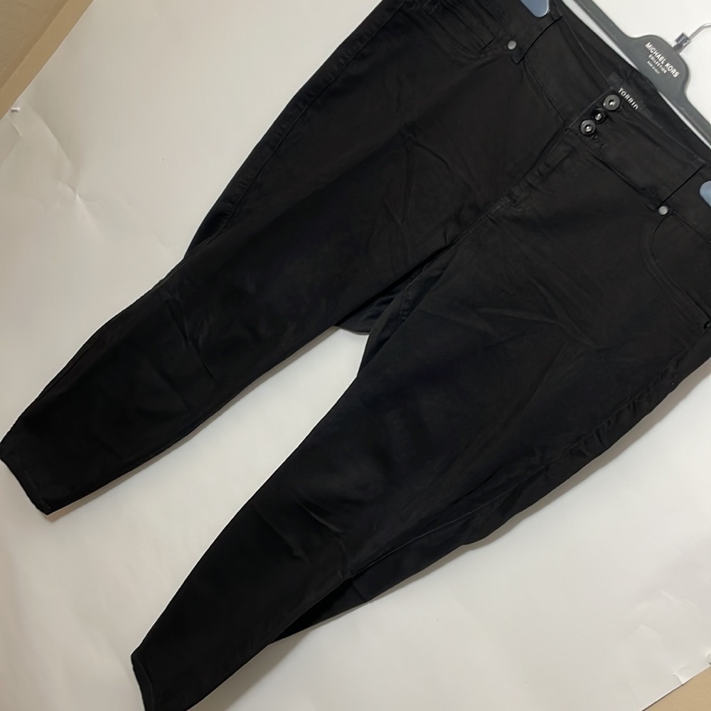 Torrid 24R JEGGING soft stretchy BLACK - Picture 6 of 11